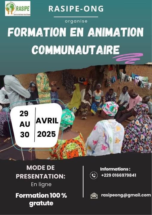 PARTICIPATION A LA FORMATION SUR LES TECHNIQUES D'ANIMATIONS COMMUNAUTAIRES 